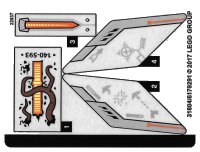 LEGO part Sticker Sheet for Set 70358 - (31804/6179291) 70358stk01