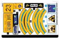 LEGO part Sticker Sheet for Set 70423 - (60524/6273255) 70423stk01