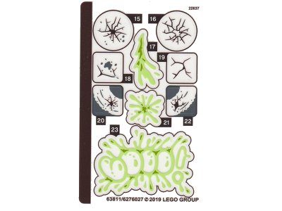 LEGO part Sticker Sheet for Set 70424, Sheet 2 - (63811/6276027) (70424stk02)