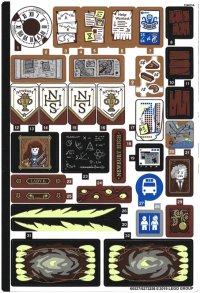 LEGO part Sticker Sheet for Set 70425, Sheet 1 - (60527/6273258) 70425stk01