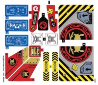 LEGO part Sticker Sheet for Set 70596 - Sheet 1 (26326/6147788) 70596stk01