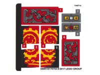 LEGO part Sticker Sheet for Set 70626 - (28991/6170754) 70626stk01