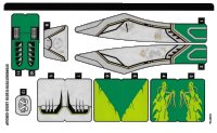 LEGO part Sticker Sheet for Set 70641 - (37248/6217070) 70641stk01