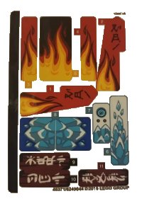 LEGO part Sticker Sheet for Set 70667 - (46371/6249644) 70667stk01
