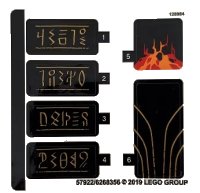 LEGO part Sticker Sheet for Set 70674 - (57922/6268356) 70674stk01