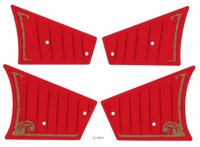 LEGO onderdeel Plastic Sheet for Set 70738 - (6118195) (70738pls01)