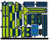 LEGO part Sticker Sheet for Set 70839 - (58396/6270356) 70839stk01