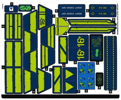 LEGO onderdeel Sticker Sheet for Set 70839 - (58396/6270356) (70839stk01)