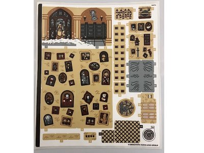 LEGO onderdeel Sticker Sheet for Set 71043, Sheet 1 - (41266/6241678) (71043stk01)