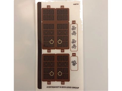 LEGO onderdeel Sticker Sheet for Set 71043, Sheet 3 - (41257/6241677) (71043stk03)