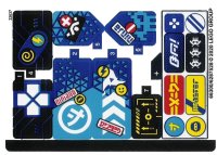 LEGO onderdeel Sticker Sheet for Set 71711 - (66300/6287528) 71711stk01