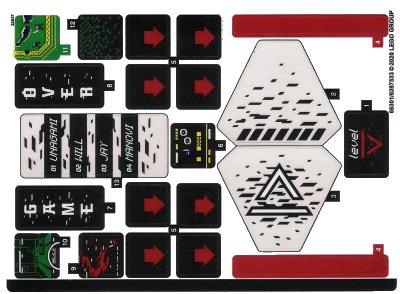 LEGO onderdeel Sticker Sheet for Set 71712 - (66301/6287533) (71712stk01)