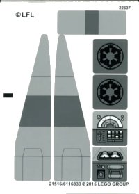 LEGO part Sticker Sheet for Set 75106 - International Version - (21516/6116833) 75106stk01a