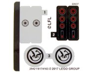 LEGO onderdeel Sticker Sheet for Set 75168 - (29421/6174163) 75168stk01
