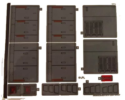 LEGO onderdeel Sticker Sheet for Set 75217 - (39590/6236509) (75217stk01)