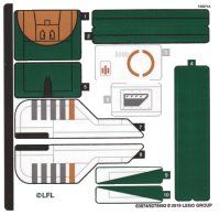 LEGO part Sticker Sheet for Set 75248 - (63874/6278692) 75248stk01