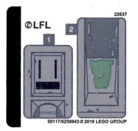 LEGO part Sticker Sheet for Set 75261 - (50117/6258943) 75261stk01