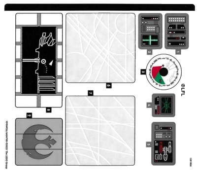 LEGO part Sticker Sheet for Set 75365 - (10104926/6454798) (75365stk01)