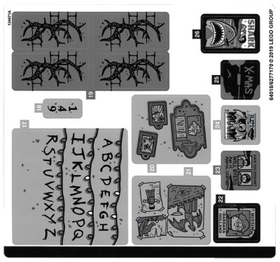 LEGO onderdeel Sticker Sheet for Set 75810, Sheet 2 - (64018/6277170) (75810stk02)