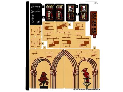 LEGO onderdeel Sticker Sheet for Set 75948, Sheet 1 - (55639/6267174) (75948stk01)