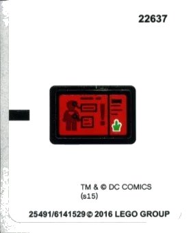 LEGO onderdeel Sticker Sheet for Set 76044 - International Version - (25491/6141529) (76044stk01a)