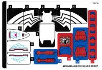 LEGO part Sticker Sheet for Set 76115 - (46155/6254405) 76115stk01