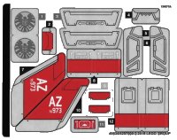 LEGO part Sticker Sheet for Set 76127 - (49534/6257500) 76127stk01