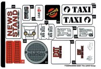LEGO onderdeel Sticker Sheet for Set 76178, Sheet 2 - (77259/6336908) 76178stk02
