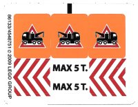 LEGO part Sticker Sheet for Set 7638 - (86133/4548751) 7638stk01