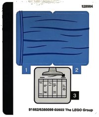 LEGO part Sticker Sheet for Set 76398 - (91662/6380099) 76398stk01