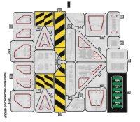 LEGO onderdeel Sticker Sheet for Set 7702 - (55023/4287776) 7702stk01
