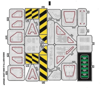 LEGO onderdeel Sticker Sheet for Set 7702 - (55023/4287776) (7702stk01)