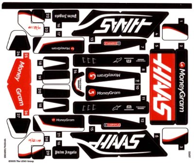 LEGO onderdeel Sticker Sheet for Set 77250 - International Version - (10115316/6581083) (77250stk01a)