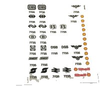 LEGO part Sticker Sheet for Set 7735 - (196945) 7735stk01