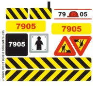 LEGO part Sticker Sheet for Set 7905 - (56716/4297022) 7905stk01