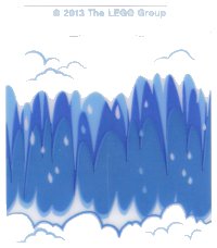 LEGO onderdeel Plastic Part for Set 79110 - Waterfall with White Foam Pattern 79110pls01