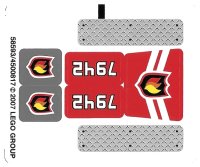 LEGO onderdeel Sticker Sheet for Set 7942 - (58593/4500817) 7942stk01