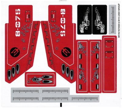LEGO part Sticker Sheet for Set 8075 - (89145/4570550) (8075stk01)