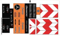 LEGO part Sticker Sheet for Set 8110, Sheet 1 - (95746/4622303) 8110stk01