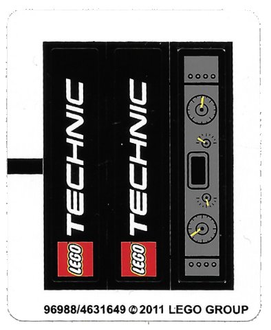 LEGO onderdeel Sticker Sheet for Set 8110, Sheet 2 - (96988/4631649) (8110stk02)