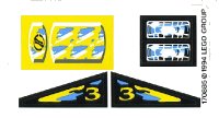 LEGO onderdeel Sticker Sheet for Set 8207 - (170885) 8207stk01