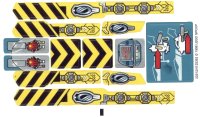 LEGO onderdeel Sticker Sheet for Set 8450 - Sheet 1 (22512/4125362) 8450stk01