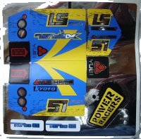 LEGO part Sticker Sheet for Set 8494, Mirrored - (61669/4518983) 8494stk01