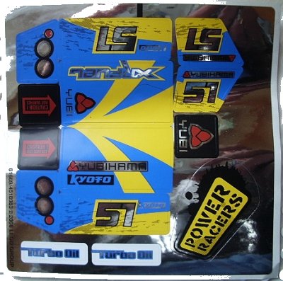 LEGO onderdeel Sticker Sheet for Set 8494, Mirrored - (61669/4518983) (8494stk01)