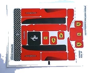 LEGO onderdeel Sticker Sheet for Set 8652 - (52212/4255033) (8652stk01)