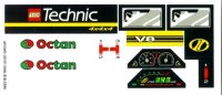 LEGO onderdeel Sticker Sheet for Set 8880 - (168315) 8880stk01