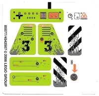 LEGO onderdeel Sticker Sheet for Set 8958 - (85077/4542507) 8958stk01