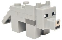LEGO part Minecraft Wolf - Brick Built minewolf05