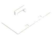LEGO part Duplo Container Box 2 x 4 x 2 Door with Handle (Reinforced) 10563
