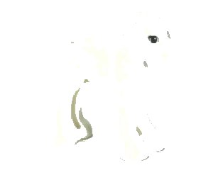 LEGO onderdeel Horse, Friends, Foal with Black and Reddish Brown Eyes with 3 Eyelashes Pattern (11241pb01)